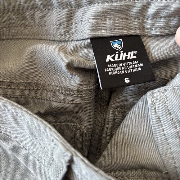 Kuhl Pants Womens 6 Capri Cropped Outdoor Hiking Casual Camping Gorp Nature FLAW - Picture 8 of 14